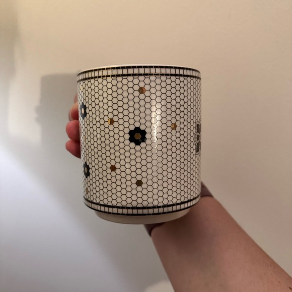 Anthropologie Monogrammed S Mug with Black Handle - Picture 4 of 5